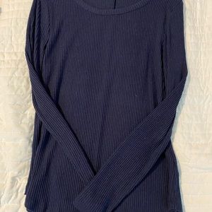 Navy ribbed sweater, medium, old navy